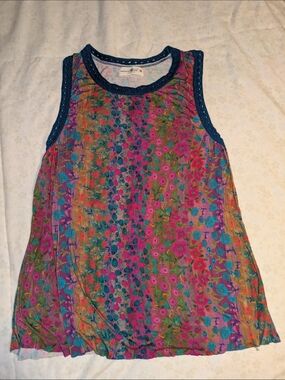 Natural Life Floral Sleeveless Tank Top in Multicolor